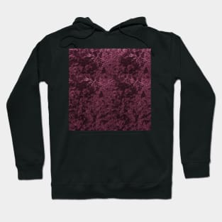 Deep Burgundy wine velvet Hoodie